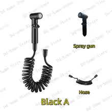 Handheld Bidet Spray Gun Portable High Pressure Bidet Spray Gun Set Bathroom Cleaning Women's Washing Toilet Accessories